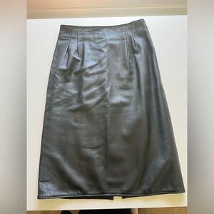 Elegant Black Midi Skirt